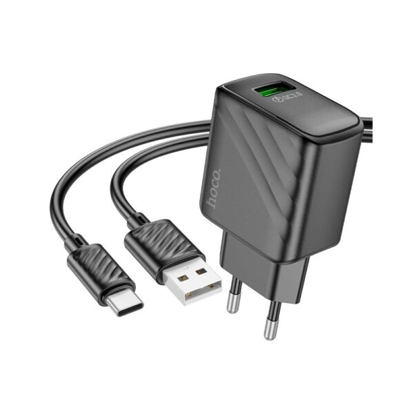 HOCO Wall Charger Set 18W Type-C Cable