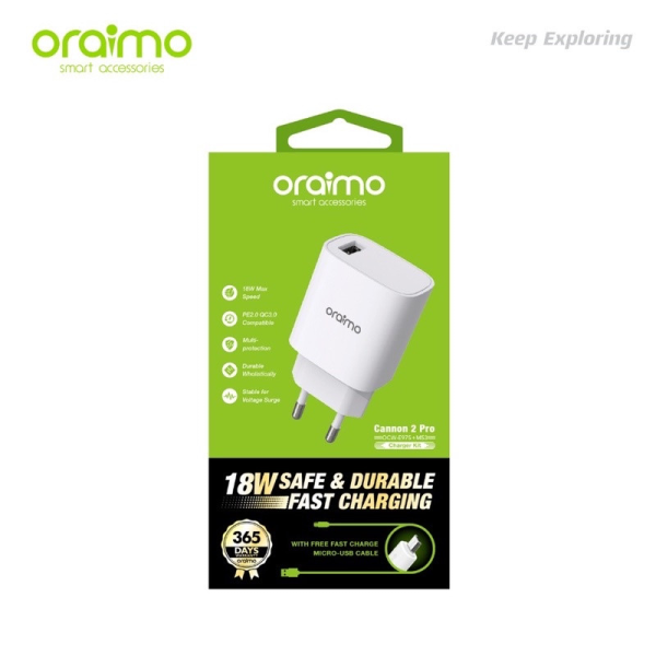 Oraimo 18W Fast Charging (TYP-C) OCW-E97S+C53